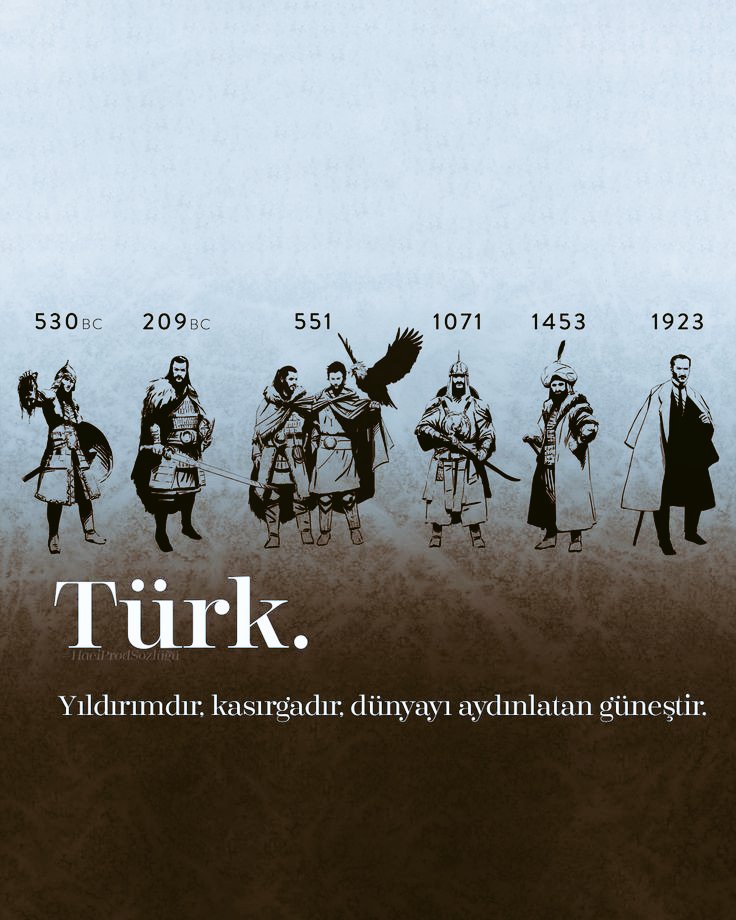 Tarihin neresine bakarsak bak o hep orada.